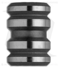 Grumpy's EDC Titanium Tank Bead - Blasted/Machined Finish