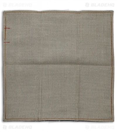 Hanks by Hank 10" x 10" Handkerchief - Blue Samurai Hanks By Hank 10" X 10" Handkerchief - Blue Samurai -Blade HQ Hanks by Hank Handkerchief Samurai Blue BHQ 86620 jr back