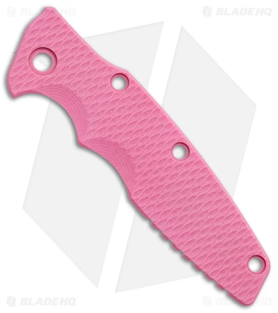 Hinderer Knives 3.5" Eklipse G-10 Scale (Pink) Hinderer Knives 3.5" Eklipse G-10 Scale (Pink) -Blade HQ Hinderer Knives 3.5in Eklipse Pink G 10 Textured Replacement Scale BHQ 142962 jr
