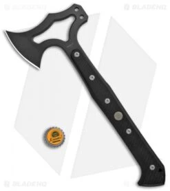 Hogue Knives EX-T01 Tomahawk Axe Black G-10 Sig Medallion (Gray) -Blade HQ Hogue Knives EX T01 Tomahawk Axe Black G 10 Sig Medallion Gray 37772 BHQ 100455 jr bottlecap