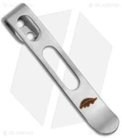 Honey Badger Knives Small/Medium Stainless Steel Pocket Clip (Silver)