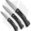 Imperial 3 Piece Lockback Knife Combo Pack Black - IMPCOM6CP