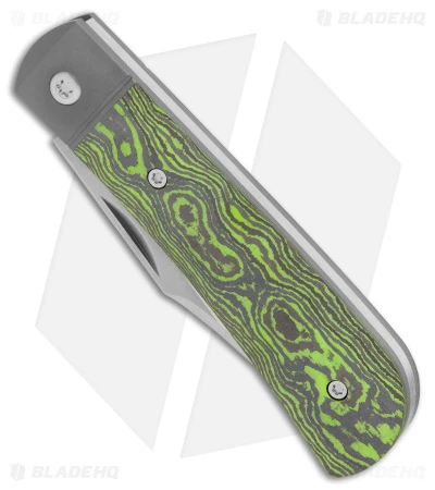 Jack Wolf Knives Benny's Clip Slip Joint Camo Carbon Toxic Green (3" Satin) Jack Wolf Knives Benny's Clip Slip Joint Camo Carbon Toxic Green (3" Satin) -Blade HQ Jack Wolf Knives Bennys Clip SJ Camo Carbon Toxic Green Satin BHQ 141957 jr spine