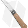 Jack Wolf Knives Laid Back Jack Slip Joint Knife Natural Micarta (2.8" Satin)