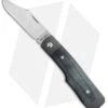 Jack Wolf Knives Sharpshooter Jack Slip Joint Knife Black Micarta (3" Satin)