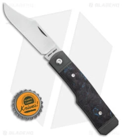 Jack Wolf Knives Sharpshooter Jack Slip Joint Knife Blue Fat CF (3" Satin) -Blade HQ Jack Wolf Knives Sharpshooter Jack Fat Carbon Slipjoint 2in Satin BHQ 141964 td size