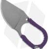 Jake Hoback Jeremiah Johnson Fixed Blade Knife Purple Cord Wrap (2" Stonewash)