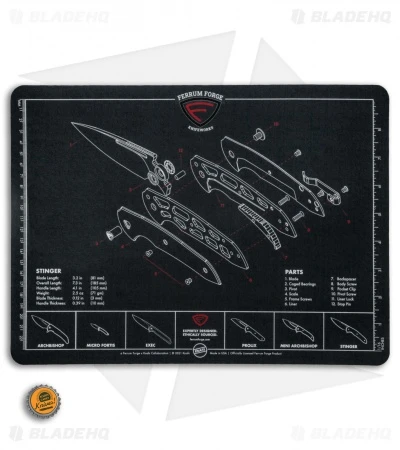 KNAFS Ferrum Forge Stinger Knife Shop Mat KNAFS Ferrum Forge Stinger Knife Shop Mat -Blade HQ KNAFS Ferrum Forge Stinger Shop Mat BHQ 124638 jr bottlecap
