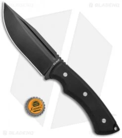 Ka-Bar IFB Drop Point Fixed Blade Knife Black G-10 (4.8" Black) 5350 -Blade HQ Ka Bar IFB Fixed Blade Black G 10 Black 5350 BHQ 120899 jr bottlecap