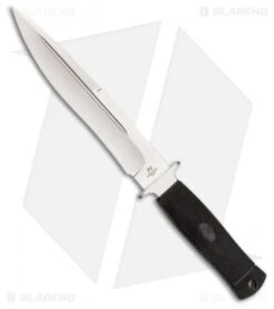 Katz Knives Alley Kat Fixed Blade Knife Black Kraton (8" Satin) 8008