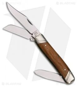 Katz Knives Stockman Clip Point Pocket Knife 3.6" Blonde Horn SCLBA