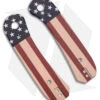 KNAFS Lander Knife Scales Olde Glory G-10
