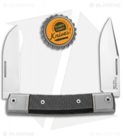 LionSteel BestMan 2-Bladed Traditional Knife Carbon Fiber (2.88" Satin) -Blade HQ LionSteel BestMan 2 Bladed Tradition SJ CF Satin BM13 CF BHQ 94385 jr bottlecap