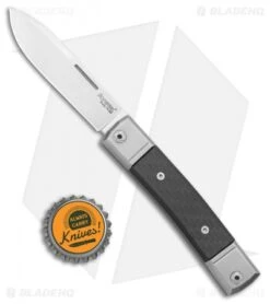 LionSteel BestMan 2 Drop Point Traditional Slip Joint Knife Carbon Fiber -Blade HQ LionSteel BestMan 2 DP Traditional SJ CF BM2 CF BHQ 109501 jr bottlecap