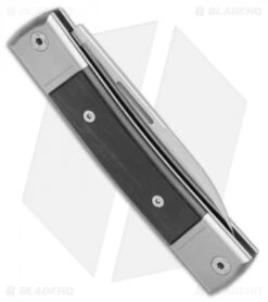 LionSteel BestMan 2 Drop Point Traditional Slip Joint Knife Ebony Wood 2 LionSteel BestMan 2 Drop Point Traditional Slip Joint Knife Ebony Wood -Blade HQ LionSteel BestMan 2 DP Traditional SJ Ebony Wood BM2 EB BHQ 109498 jr side