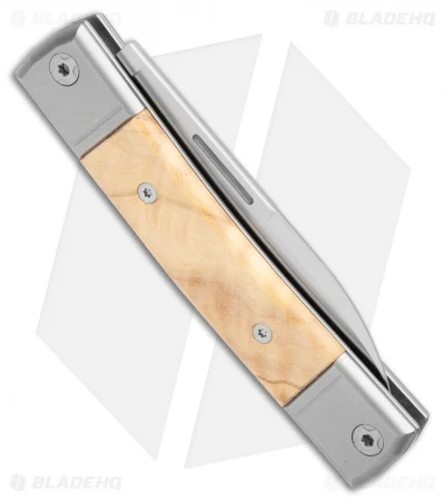 LionSteel BestMan 2 Drop Point Traditional Slip Joint Knife Olive Wood LionSteel BestMan 2 Drop Point Traditional Slip Joint Knife Olive Wood -Blade HQ LionSteel BestMan 2 DP Traditional SJ Olive Wood BM2 UL BHQ 109496 jr side