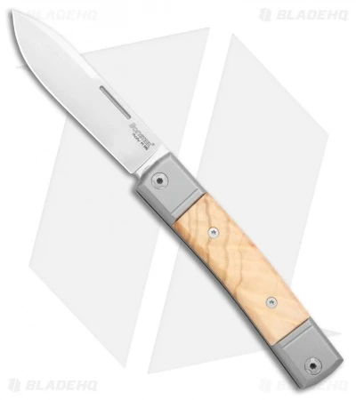 LionSteel BestMan 2 Drop Point Traditional Slip Joint Knife Olive Wood LionSteel BestMan 2 Drop Point Traditional Slip Joint Knife Olive Wood -Blade HQ LionSteel BestMan 2 DP Traditional SJ Olive Wood BM2 UL BHQ 109496 jr