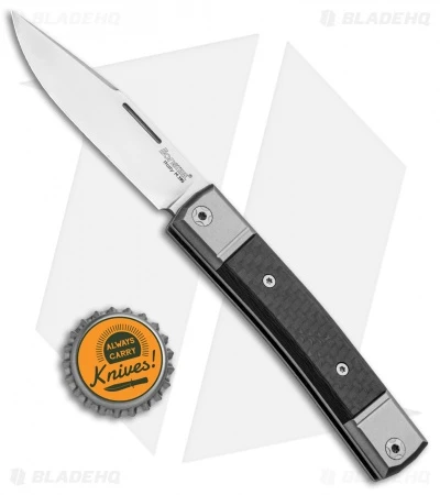 LionSteel BestMan Traditional Slip Joint Knife Carbon Fiber (2.88" Satin) LionSteel BestMan Traditional Slip Joint Knife Carbon Fiber (2.88" Satin) -Blade HQ LionSteel BestMan Tradition SJ CF Satin BM1 CF BHQ 94378 jr bottlecap
