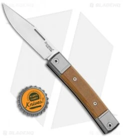 LionSteel BestMan Slip Joint Knife Natural Micarta (2.8" Satin) 3 LionSteel BestMan Slip Joint Knife Natural Micarta (2.8" Satin) -Blade HQ LionSteel BestMan Tradition SJ Natural Micarta Satin BM1 CVN BHQ 94379 jr bottlecap