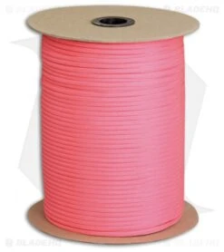 Marbles 550 Baby Pink Paracord Nylon (1000') USA