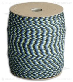 Marbles 550 Paracord Blue Snake Nylon (1000') USA