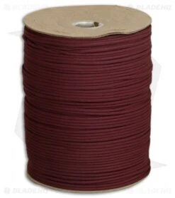 Marbles 550 Paracord Maroon Nylon (1000') USA