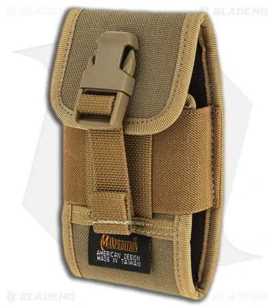 Maxpedition Vertical Smart Phone Holster Khaki PT1022K Maxpedition Vertical Smart Phone Holster Khaki PT1022K -Blade HQ Maxpedition Vertical smart phone holster khaki BHQ 58617 er