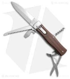 Mikov Predator Multi-Tool Auto Knife Saw Wood (3.75" Polish) 241-ND-6/KP