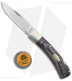 Old Timer Heritage Series Bruin - 50th Anniversary Lockback Knife Wood (2.8" D2) -Blade HQ Old Timer Heritage Series 5OT Bruin BHQ 125141 jr bottlecap