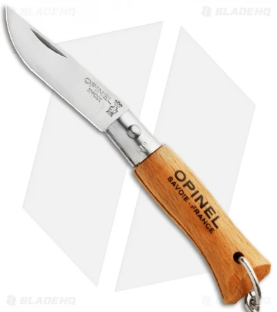 Opinel No. 2 Folding Knife Keychain Beechwood (1.25" Satin) #2 Opinel No. 2 Folding Knife Keychain Beechwood (1.25" Satin) #2 -Blade HQ Opinel no 2 folding keychain beechwood satin BHQ 20501 jr