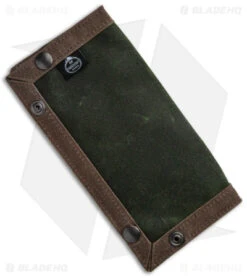 PNW Bushcraft EDC Travel/Dump Tray - Brown/OD Green Waxed Canvas