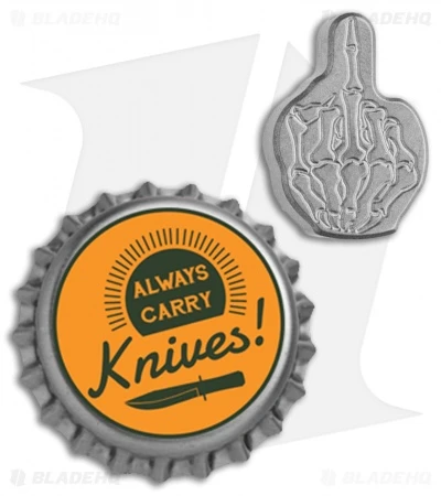 RB Tools & Design F.O. "To The Grave" Machined Stainless Steel Bead RB Tools & Design F.O. "To The Grave" Machined Stainless Steel Bead -Blade HQ RB Tools and Design F.O. To the Grave Machined SS Bead BHQ 89136 jr bottlecap