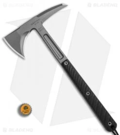 RMJ Tactical Kestrel 13" Tomahawk Axe Black G-10 (Tungsten Cerakote) -Blade HQ RMJ Tactical Kestrel 13in Tomahawk axe black G10 tungsten cerakote BHQ 75938 er bottlecap