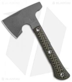 RMJ Tactical Mini Jenny Hammer Poll 9.5" Tomahawk Axe OD Green G-10 (Cerakote)