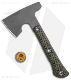 RMJ Tactical Mini Jenny Hammer Poll 9.5" Tomahawk Axe OD Green G-10 (Cerakote) 3 RMJ Tactical Mini Jenny Hammer Poll 9.5" Tomahawk Axe OD Green G-10 (Cerakote) -Blade HQ RMJ Tactical Mini Jenny Hammer Poll Dirty Olive BHQ 81076 jr bottlecap