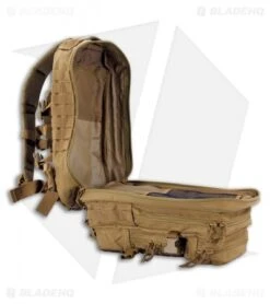 Red Rock Outdoor Gear Assault Pack Tan 80126COY 2 Red Rock Outdoor Gear Assault Pack Tan 80126COY -Blade HQ Red Rock Outdoor Gear Assault Pack Tan BP 23959 jr open