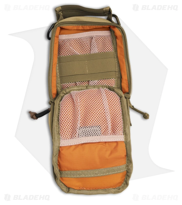 Roaring Fire Tinder Organizer Pouch (FDE) Roaring Fire Tinder Organizer Pouch (FDE) -Blade HQ Roaring Fire Tinder Organizer Pouch FDE BHQ 220987 td side a large