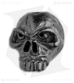 Schmuckatelli Emerson Jumbo Skull Lanyard Bead (Hematite Matte Plated)