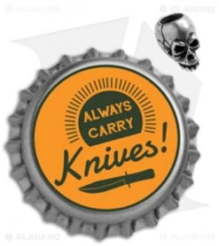 Schmuckatelli Joe Skull Lanyard Bead (Pewter) -Blade HQ Schmuckatelli Joe Skull Lanyard Bead Pewter BHQ 14103 jr bottlecap