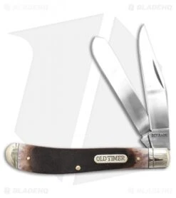 Old Timer Gunstock Trapper Knife 3.75" Sawcut 94OTB