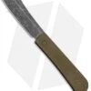 Serge Panchenko Custom Slip-Joint Cleaver Black/Green G-10 (2.6" Stonewash)