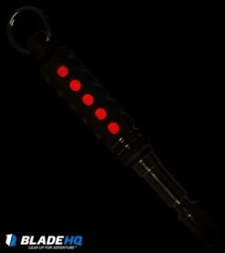 Spalinger Gear Round Tritium Pry-Tool Key Chain (Blasted Raw) -Blade HQ Spalinger Gear Round Tritium Pry Tool Keychain Blasted Raw Red BHQ 85103 jr glow