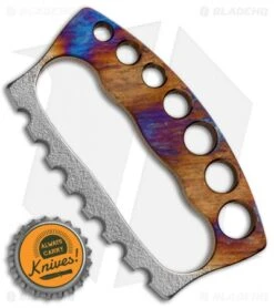Spalinger Gear 1/2 Carved & Torched Stainless Steel Knuckle Impact Tool -Blade HQ Spalinger Gear SS Carved Torched Knuckle Impact Tool BHQ 87535 jr bottlecap