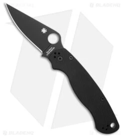 Spyderco Paramilitary 2 Compression Lock Knife G-10 (3.4" Black) C81GPBK2