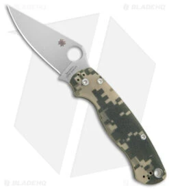 Spyderco Paramilitary 2 Knife Digi Camo (3.4" Satin S45VN) C81GPCMO2