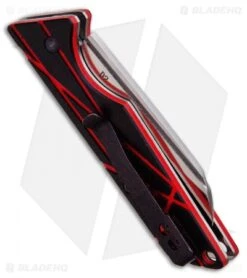 StatGear LEDGE Slip Joint Knife Black + Red G10 (2.625" Satin D2) 2 StatGear LEDGE Slip Joint Knife Black + Red G10 (2.625" Satin D2) -Blade HQ StatGear Ledge Slip Joint Knife Red 113RED BHQ 97653 ns side