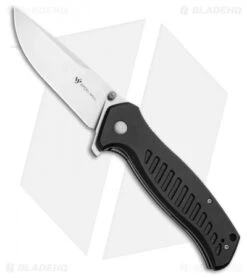 Steel Will Large Barghest Liner Lock Knife Black G-10 (4" Satin) F37-01