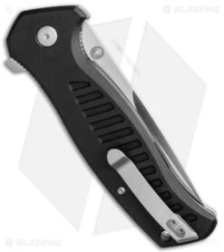 Steel Will Large Barghest Liner Lock Knife Black G-10 (4" Satin) F37-01 -Blade HQ Steel Will Barghest Liner Lock Knife Black G 10 4in Satin F37 01 BHQ 115845 LS Side