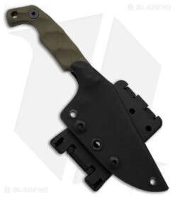 Stroup Knives Mini EDC Fixed Blade Knife OD Green G-10 (3.1" Black SW) 2 Stroup Knives Mini EDC Fixed Blade Knife OD Green G-10 (3.1" Black SW) -Blade HQ Stroup Knives Mini EDC FBK OD Green G10 3in Black SW BHQ 142121 td sheath