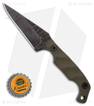 Stroup Knives Mini EDC Fixed Blade Knife OD Green G-10 (3.1" Black SW) Stroup Knives Mini EDC Fixed Blade Knife OD Green G-10 (3.1" Black SW) -Blade HQ Stroup Knives Mini EDC FBK OD Green G10 3in Black SW BHQ 142121 td size